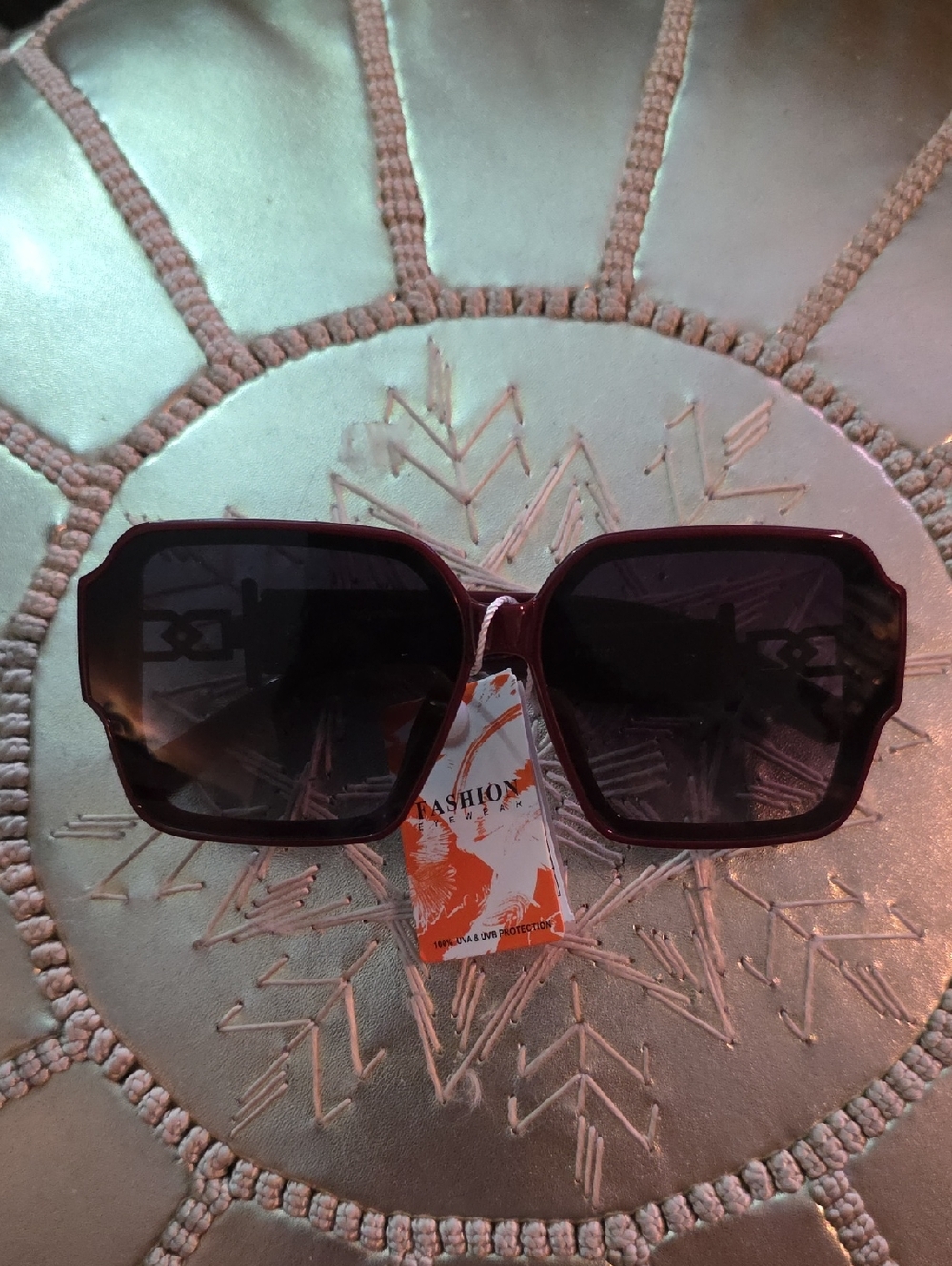 Oversized Square Women’s Sunglasses - Brown Gradient